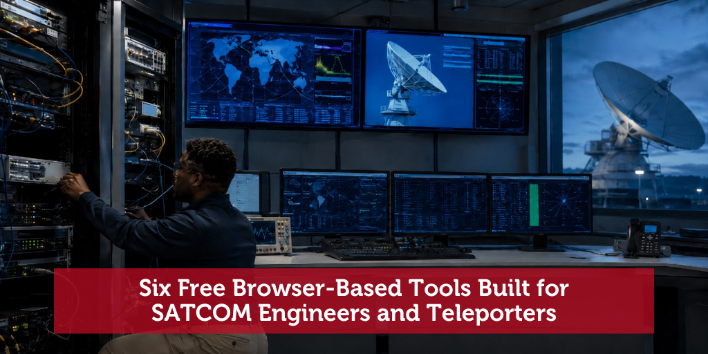 Six Free Browser-Based Tools Built for SATCOM Engineers and Teleporters